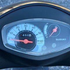 958.　動画あり　スズキ　アドレスV50 原付　4スト　バイク　50cc 車体の画像