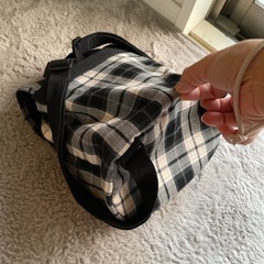 未使用　子ども用リュック　リュック　チェック柄の画像