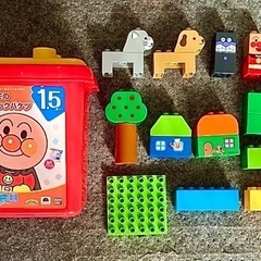 アンパンマン  ブロック　レゴデュプロ　大量セットの画像