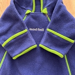 モンベル　乳幼児　フリース　つなぎの画像