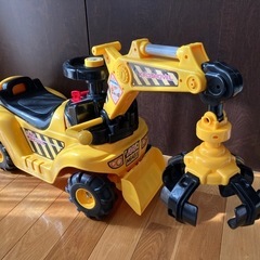 ショベルカー　こども　おもちゃの画像