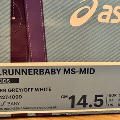 asics suku sukuシリーズ　14.5㎝の画像