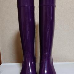 Mサイズレディースレイン(長靴)ブーツ(美品)