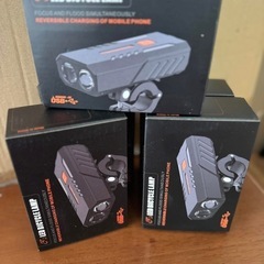 新品・自転車ライト／モバイルバッテリーの画像