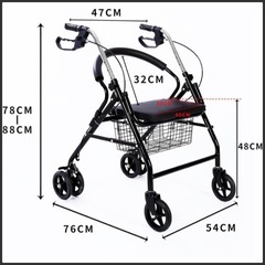 シルバーカー 軽量 折りたたみ可能 新古車の画像