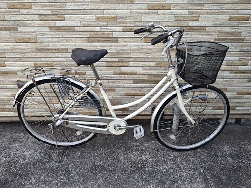 中古自転車 3段変速 26インチ LEDオートライト 軽整備済み 防犯登録対応 町田市 相模原市 MM598