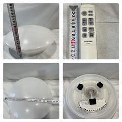 ★[ハ3589]  【中古品】箱無し　アイリスオーヤマ　　LED シーリングライト　CL6D-EH   リモコン付き　　の画像
