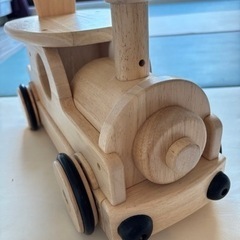 天然木おもちゃ　乗用&手押し車 ポッポ 野中製作所 CATCH Me! 汽車の画像