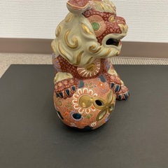 九谷焼　玉乗り獅子の画像