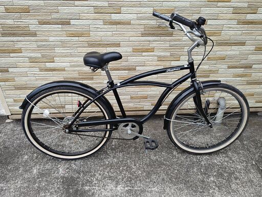 中古自転車 ビーチクルーザー　変速無し 26インチ 軽整備済み 防犯登録対応 町田市 相模原市 MM600
