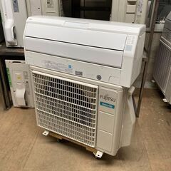 K06017　中古エアコン 富士通 2019年製 主に6畳用 冷房能力 2.2KW / 暖房能力 2.5KW