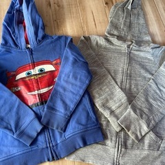 キッズパーカー５個セットの画像