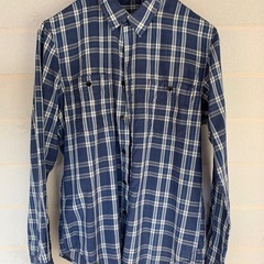 無印良品メンズ　チェック柄シャツ(カジュアル)