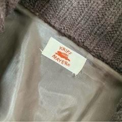 美品 オシャレ KRIFF MAYER ニット カーディガン 厚手 Mサイズの画像