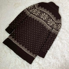 美品 オシャレ KRIFF MAYER ニット カーディガン 厚手 Mサイズの画像