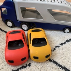 リトルタイクス　キャリアカー　車　トラック　おもちゃの画像