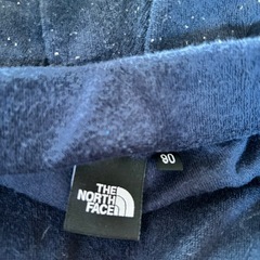 ノースフェイス　紺タオル地ダルマパンツ　80 90 the north faceの画像