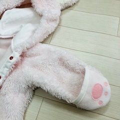 未使用　ウサギ🐰ロンパースの画像
