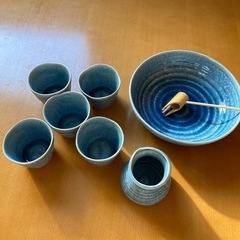 陶器　お蕎麦､素麺セット
