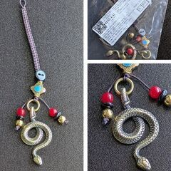 ヘビ/スネークキーホルダー（新品）の画像