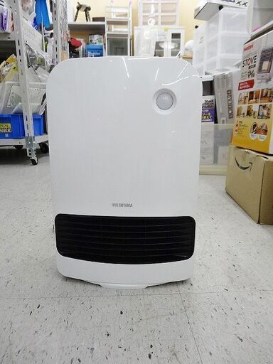 【恵庭】☆中古品☆アイリスオーヤマ ファンヒーター 大風量 人感センサー付き KJCH-12TD5 2021年製 PayPay支払いOK！