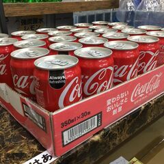 海外・日本製品のサルベージ品　コカ・コーラ　350ｍｌ缶　１本の...