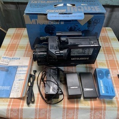 昭和レトロ　三菱 VHS ビデオカメラ HV-M10の画像