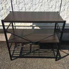 JM19469S)★お値下げ★3段ラック 幅：約80cm 高さ：約76,5cm 奥行：約39cm 中古品【取りに来られる方限定】の画像
