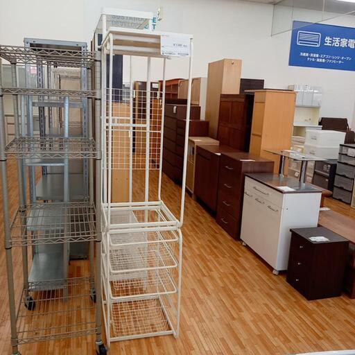 ★ジモティ割あり★ IKEA ラック　ホワイト　クリーニング済　YJ5079
