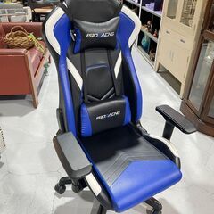 ★ゲーミングチェア★ハイバック オフィスチェア ブラック＋ブルー...