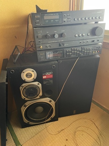 サンスイ　ステレオコンポ　Sansui　A-E300　チューナー　アンプ　スピーカー
