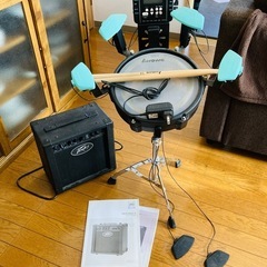 AWOWO (アウォウォ) コンパクト電子ドラムキット PSE認...