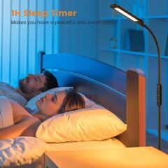 フロアランプ フロアスタンド LED スタンドライト 4色温度 4段階明 省エネ 高輝度 読書灯の画像