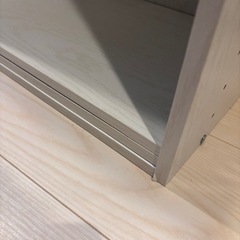 【美品】ニトリ カラーボックス 白木目柄の画像