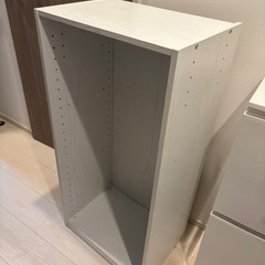 【美品】ニトリ カラーボックス 白木目柄の画像