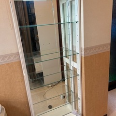【募集再開】商品棚　ライト、鏡付き