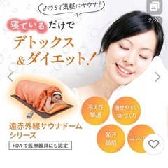 遠赤外線ダイエットサウナドームの画像