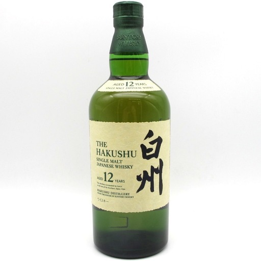 SUNTORY (サントリー) ウイスキー 白州12年 箱なし ホログラムシール無し ジャパニーズウイスキー ～2022年流通品 700ml 43% 未開栓 店頭引取りのみ 福井やしろ店 【セレブール福井やしろ店】