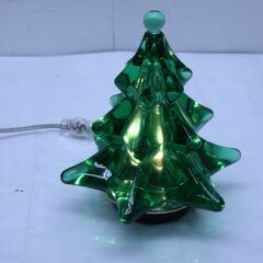 ◆ HOYA クリスタル ライト クリスマスツリー 美品 希少品 ガラス 	#30977　◆