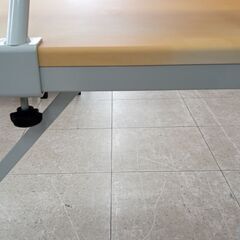 ★ジモティ割あり★  デスク ナチュラル H95×D60×W120 クリーニング済み TJ10595の画像