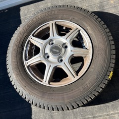 145R12 LT 6PR スタッドレス ホイール4本セット ブ...