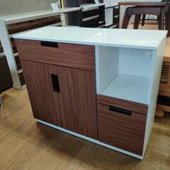 【愛品倶楽部柏店】山新 キャスター付カウンター105 カノン