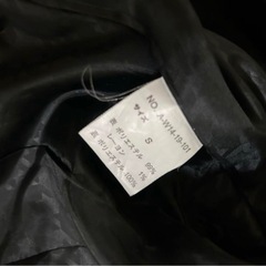 一気に値下げ！スーツ レディース 上下 セットアップ ブラック✖️ホワイト ストライプ Sサイズの画像
