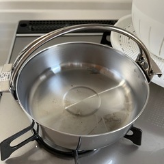 ミニ鍋 ザル3つの画像