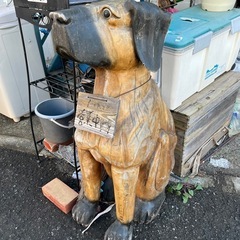 犬の置物　看板犬の画像