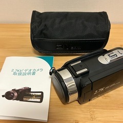 新品！ビデオカメラ2.7K動画4400万画像数 3.0インチ ウェブカメラの画像