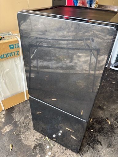 ユーイング 110L 2ドア冷蔵庫 UR-F110H ブラック 2014年製