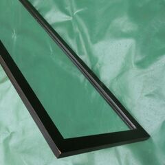 ■ 全身姿見 黒木枠 鏡 割れ無し、そのまま使えます。中古品■の画像