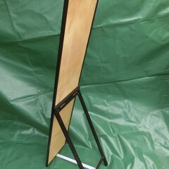 ■ 全身姿見 黒木枠 鏡 割れ無し、そのまま使えます。中古品■の画像