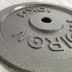 バーベルの重り　10キロ　2個の画像